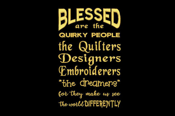 Artists Quote Embroidery Design Review