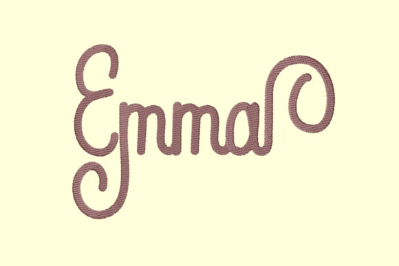 Emma Lettering Embroidery Review for Boutique Apparel