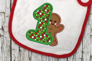 First Christmas Gingerbread Man Applique Review