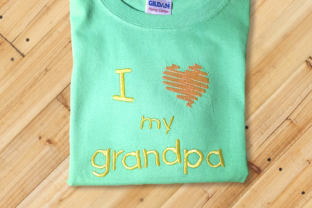 I Heart My Grandpa Embroidery Review
