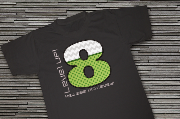 Level Up 8th Birthday Applique Review