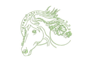 Linework Horse Embroidery Design Review