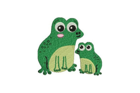 Mom and Baby Frog Embroidery Review