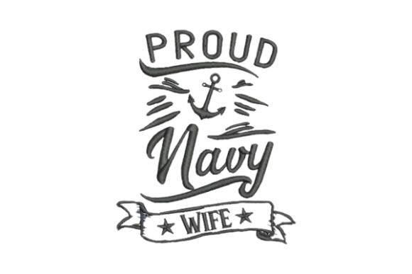 Proud Navy Wife Embroidery Review