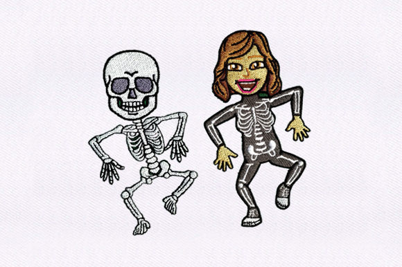 Skeleton s Dancing Embroidery Review