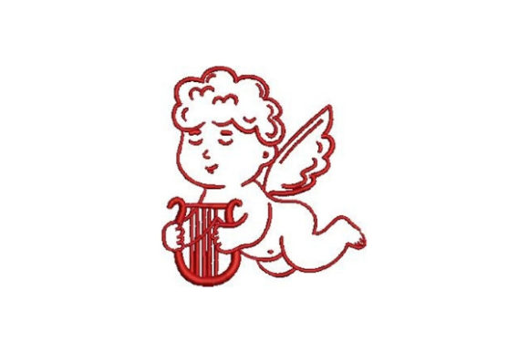 Victorian Valentine Outline Cherub Review
