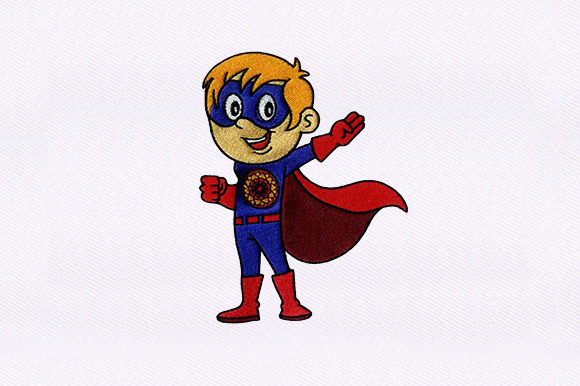 Youthful Hero Embroidery for Seasonal Creations